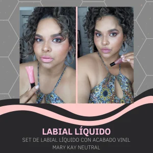 Set de Labial Líquido con Acabado Vinil Mary Kay® Edición Limitada Neutral
