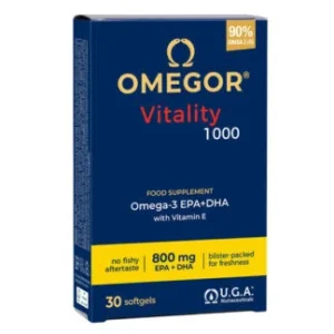 Omegor Vitality 1000 (Omega 3) (30 cápsulas de 1000 mg)
